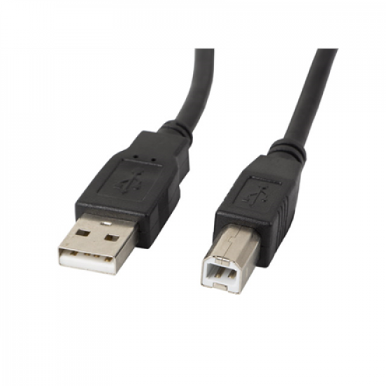 Lanberg USB Type-A to USB Type-B 2.0 Cable, 3 m | CA-USBA-11CC-0030-BK | USB Type-A to USB Type-B