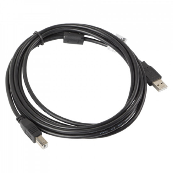 Lanberg USB Type-A to USB Type-B 2.0 Cable, 3 m | CA-USBA-11CC-0030-BK | USB Type-A to USB Type-B