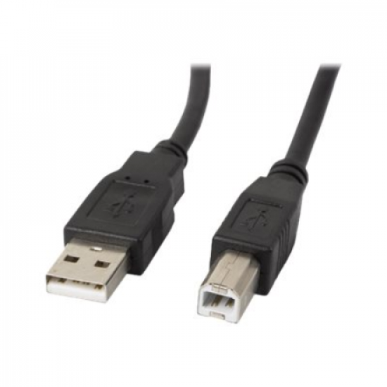 Lanberg USB Type-A to USB Type-B 2.0 Cable, 3 m | CA-USBA-11CC-0030-BK | USB Type-A to USB Type-B