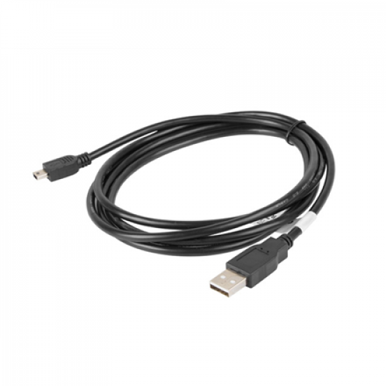 Lanberg Mini USB to USB Type-A 2.0 Cable, 1.8 m | CA-USBK-10CC-0018-BK | Mini USB to USB Type-A