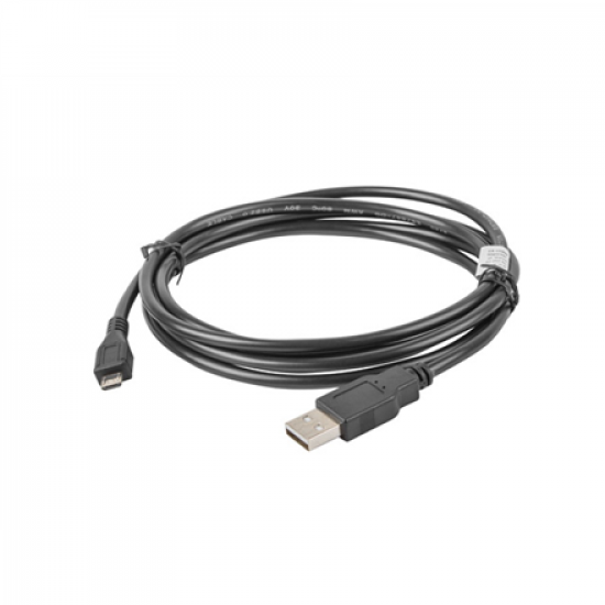 Lanberg USB Micro (M) to USB-A (M) 2.0 Cable | CA-USBM-10CC-0018-BK