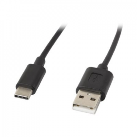 Lanberg USB Type-A to USB Type-C 2.0 Cable, 1.8 m | CA-USBO-10CC-0018-BK | USB Type-A to USB Type-C