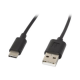 Lanberg USB Type-A to USB Type-C 2.0 Cable, 1.8 m | CA-USBO-10CC-0018-BK | USB Type-A to USB Type-C