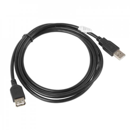 Lanberg USB-A 2.0 Cable 1.8 m | CA-USBE-10CC-0018-BK | USB Type-A to USB Type-A