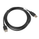 Lanberg USB-A 2.0 Cable 1.8 m | CA-USBE-10CC-0018-BK | USB Type-A to USB Type-A
