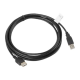 Lanberg USB-A 2.0 Cable, 3 m | CA-USBE-10CC-0030-BK | USB Type-A to USB Type-A