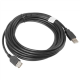 Lanberg Lanberg USB-A 2.0 Cable, 5 m | CA-USBE-10CC-0050-BK | USB Type-A to USB Type-A