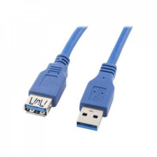 Lanberg Lanberg USB-A 3.0 Cable, 1.8 m | CA-US3E-10CC-0018-B | USB Type-A to USB Type-A