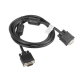 Lanberg VGA Cable, Dual-Shielded Ferrite Core | CA-VGAC-10CC-0018-B | VGA to VGA | 1.8 m
