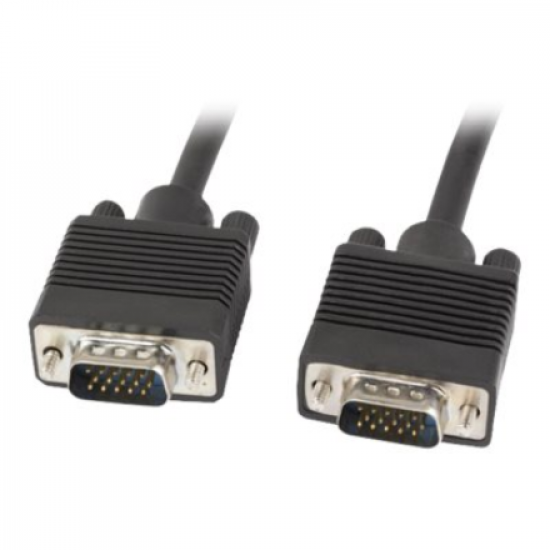 Lanberg VGA Cable, Dual-Shielded Ferrite Core | CA-VGAC-10CC-0018-B | VGA to VGA | 1.8 m