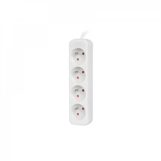 Lanberg Cable Power Strip 4X French Outlets Quality-Grade Copper, 1.5 m | PS0-04E-0150-W