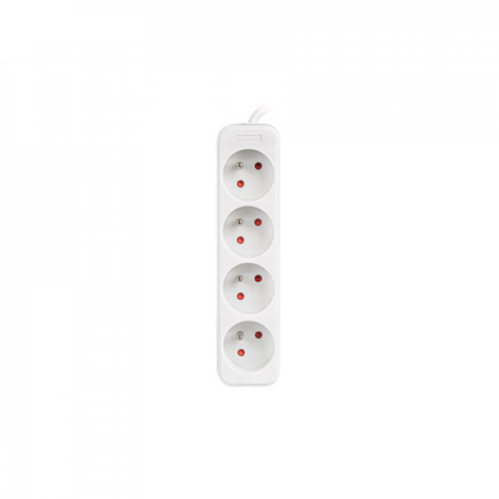 Lanberg Cable Power Strip 4X French Outlets Quality-Grade Copper, 1.5 m | PS0-04E-0150-W