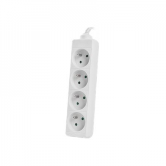 Lanberg Cable Power Strip 4X French Outlets Quality-Grade Copper, 1.5 m | PS0-04E-0150-W