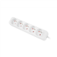 Lanberg Cable Power Strip, 5X French Outlets Quality-Grade Copper, 1.5 m | PS0-05E-0150-W