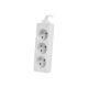 Lanberg Cable Power Strip 3M 3X French Outlets Quality-Grade Copper | PS0-03E-0300-W