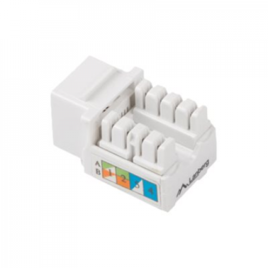 Lanberg | Keystone Module RJ45 to LSA CAT.5E, UTP | KSU5-1090 | White