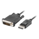 Lanberg Cable | CA-DPDV-10CU-0018-BK | DisplayPort to DVI-D | 1.8 m