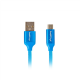 Lanberg USB Micro to USB-A 2.0 Cable Blue Premium QC 3.0, 1.8 m | CA-USBM-20CU-0018-BL | USB Micro to USB Type-A