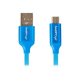 Lanberg USB Micro to USB-A 2.0 Cable Blue Premium QC 3.0, 1.8 m | CA-USBM-20CU-0018-BL | USB Micro to USB Type-A