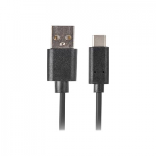 Lanberg USB-C to USB-A2.0 Cable Black QC 3.0, 1.8 m | CA-USBO-20CU-0018-BK | USB Type-A to USB Type-C