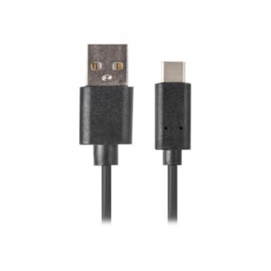 Lanberg USB Type-C to USB Type-A 3.1 Cable, 1.8 m | CA-USBO-31CU-0018-BK | USB Type-C to USB Type-A