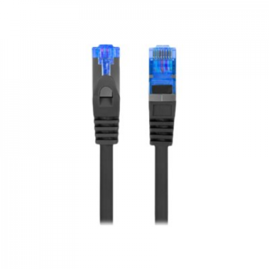 Lanberg | Patchcord Cat.6A S/FTP LSZH CCA | PCF6A-10CC-0200-BK | 2 m | Black
