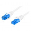 Lanberg | Patch cable - CAT 6a | RJ-45 - male | RJ-45 - male | 3 m | Grey | RAL 7035 | Blue