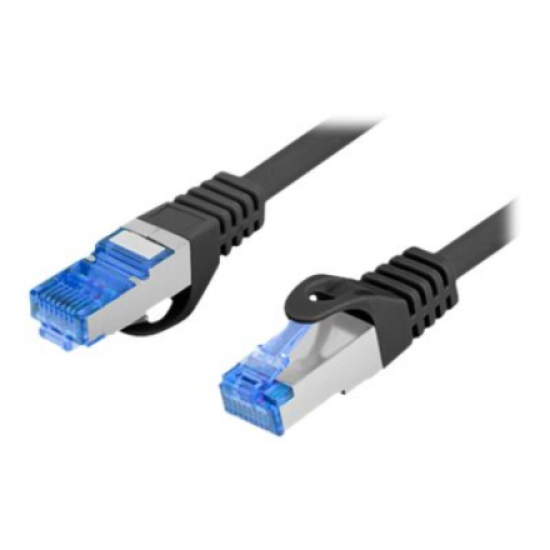 Lanberg | Patchcord Cat.6A S/FTP LSZH CCA | PCF6A-10CC-2000-BK | 20 m | Black
