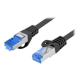 Lanberg | Patchcord Cat.6A S/FTP LSZH CCA | PCF6A-10CC-2000-BK | 20 m | Black