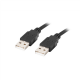 Lanberg Cable USB-A 2.0 | CA-USBA-20CU-0018-BK | USB Type-A to USB Type-A