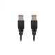Lanberg Cable USB-A 2.0 | CA-USBA-20CU-0018-BK | USB Type-A to USB Type-A