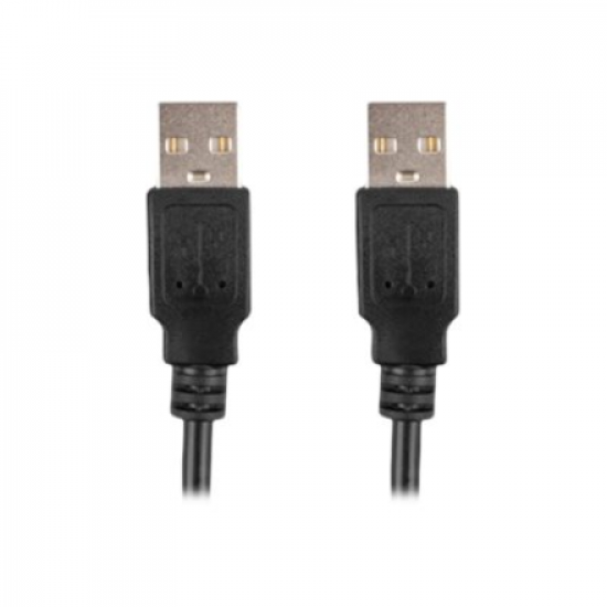 Lanberg Cable USB-A 2.0 | CA-USBA-20CU-0018-BK | USB Type-A to USB Type-A
