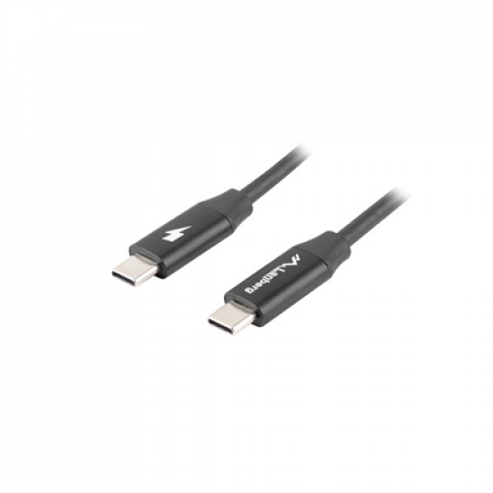 Lanberg USB-C 2.0 Cable, Quick Charge 4.0 | CA-CMCM-40CU-0018-BK | USB Type-C to USB Type-C | 1.8 m