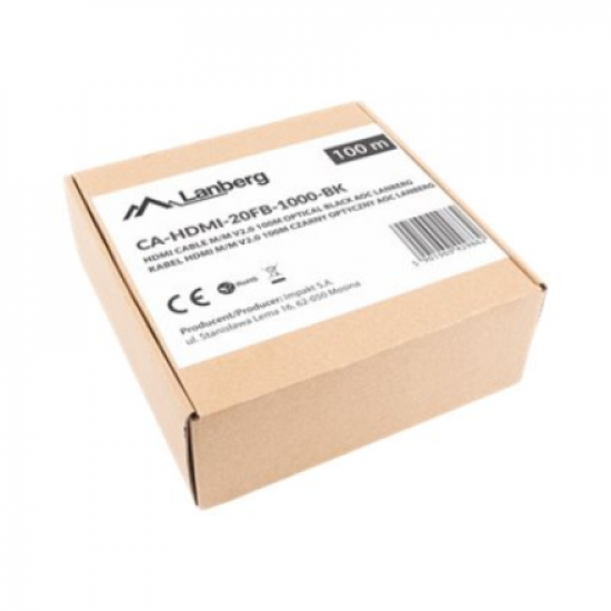 Lanberg CA-HDMI-20FB-1000-BK | HDMI to HDMI | 100 m