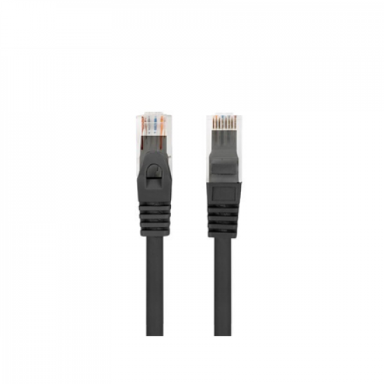 Lanberg | Patch cable - CAT 6 | RJ-45 - male | RJ-45 - male | RJ-45 | Black