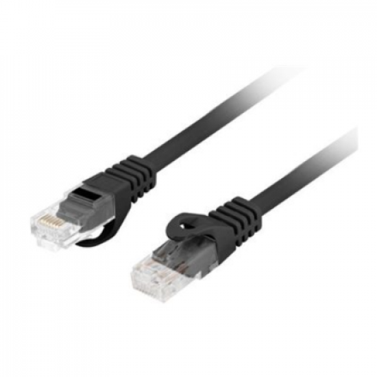 Lanberg | Patch cable - CAT 6 | RJ-45 - male | RJ-45 - male | 5 m | Black