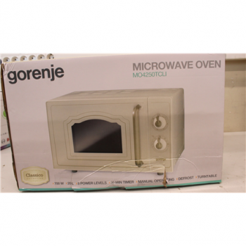 SALE OUT.  | Gorenje Microwave oven | MO4250TCLI | Free standing | 700 W | Beige | DAMAGED PACKAGING