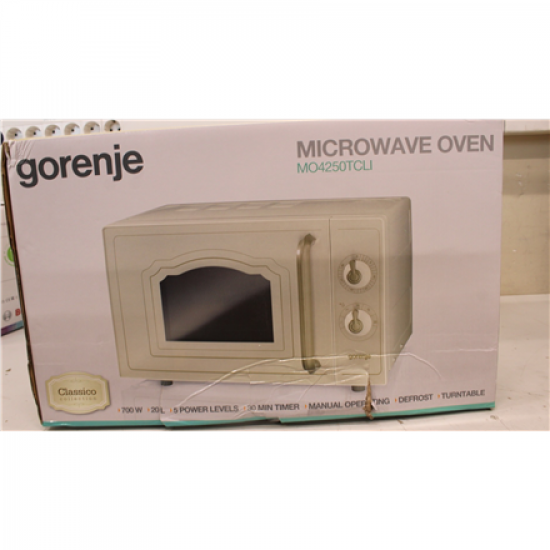 SALE OUT.  | Gorenje Microwave oven | MO4250TCLI | Free standing | 700 W | Beige | DAMAGED PACKAGING