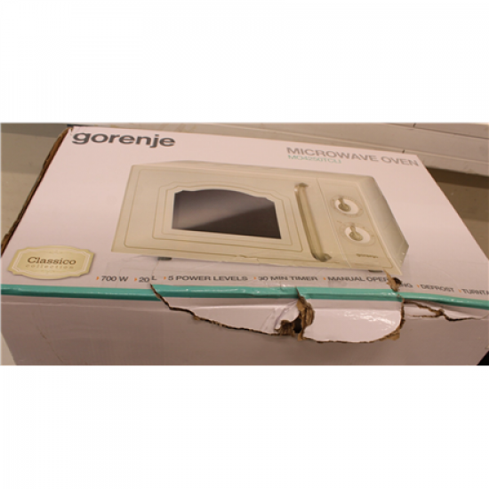 SALE OUT.  | Gorenje Microwave oven | MO4250TCLI | Free standing | 700 W | Beige | DAMAGED PACKAGING