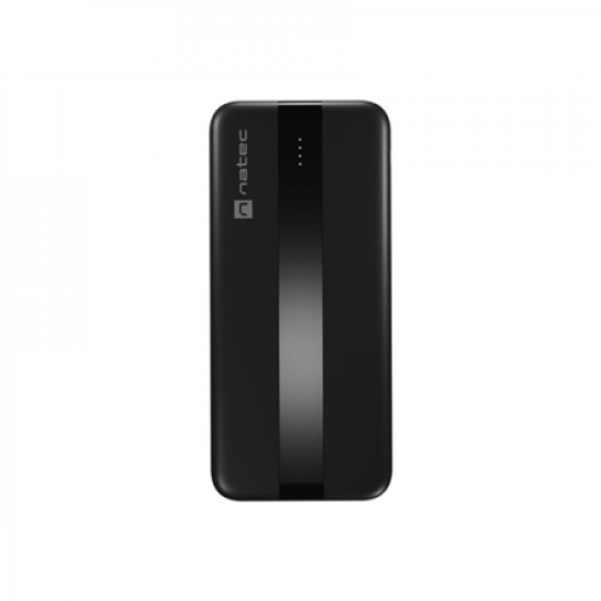 Natec Power Bank | Trevi Slim Q V2 | 10000 mAh | Black