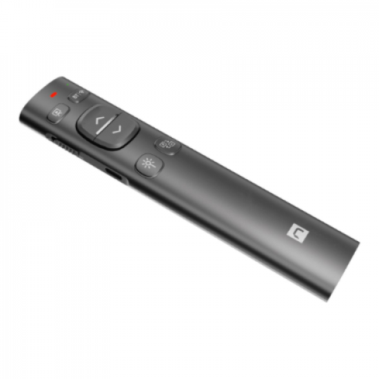 Natec Wireless Laser Point Presenter | Warbler 2 | Gray | Interfaca: 2.4 GHz, Bluetooth compatibility; Range: 10m; Laser color: Red; Battery capacity: 300 mAh