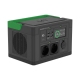 Schneider Electric Schneider OffGrid Portable Power Station 330, 230V, 332Wh Lithium-ion, LCD, 2 CEE 7/3 Schuko outlets, Sinewave, 3 USB-A, 1 USB-C, Wireless Charger | PPS330-GR