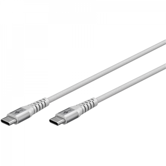 Goobay USB-C Supersoft Textile Cable with Metal Plugs | 70194