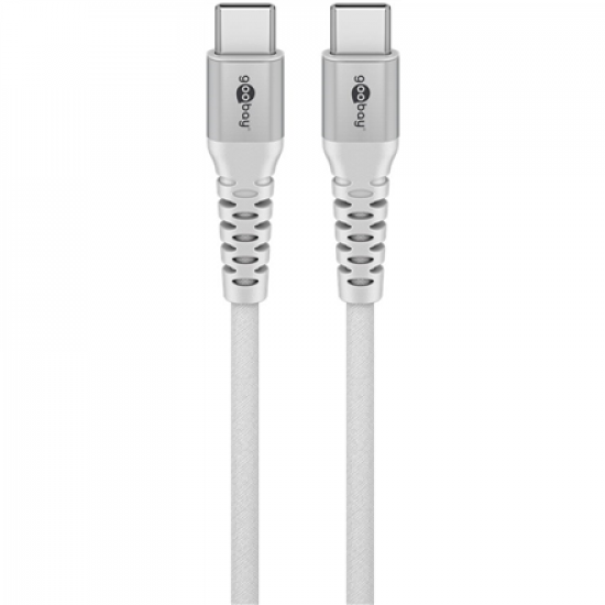Goobay USB-C Supersoft Textile Cable with Metal Plugs | 70194
