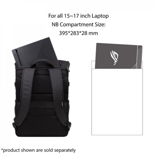 Asus BP4701 ROG BACKPACK/15_17 | Asus BP4701 | Notebook carrying backpack | Fits up to size 17 