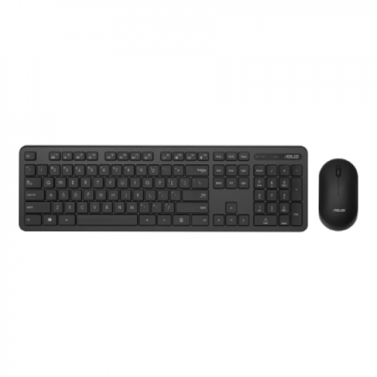 Asus CW100 | Keyboard and Mouse Set | Wireless | Russian | Black | RF 2.4GHz