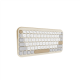 Asus Marshmallow KW100 | Keyboard | Wireless | US International | Oat Milk | Bluetooth