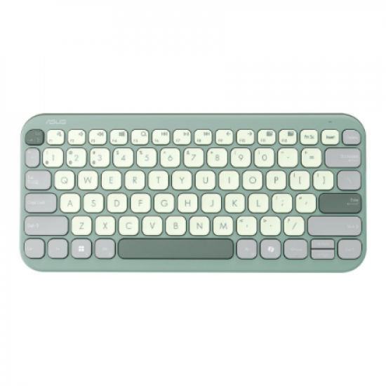 Asus Marshmallow KW100 | Keyboard | Wireless | US International | Green Tea Latte | Bluetooth
