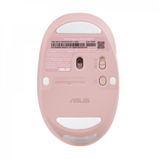 Asus Fragrance MD101 | Mouse | 2.4 GHz, Bluetooth | Rose Clay