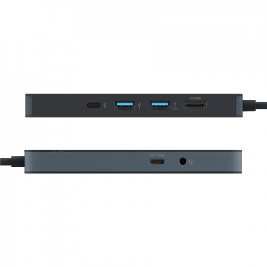 Hyper HyperDrive Flex 8 Port USB-C Hub, Black | HD4102BKGL | HDMI ports quantity 1